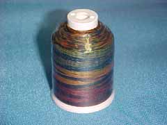 #33 Nylon Bonded Thread - 1 ounce Varigated Rainbow